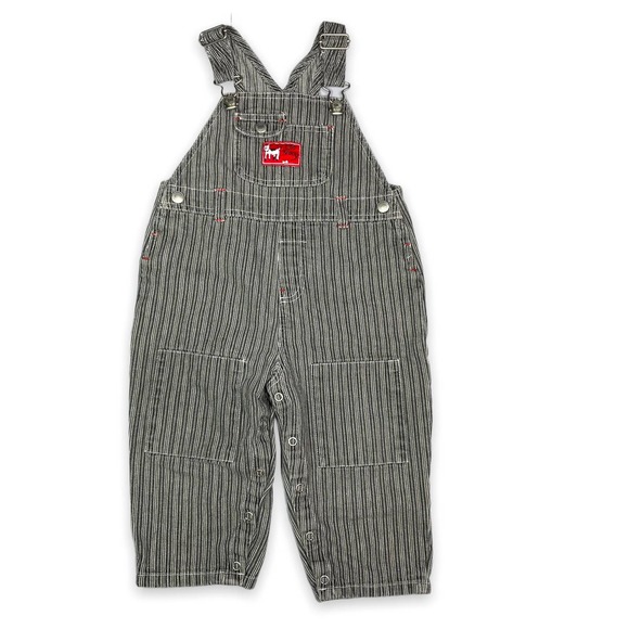 Old Navy Other - Vintage Y2K English Bull Terrier Dog Old Navy Toddler Overalls Denim 18M-24M